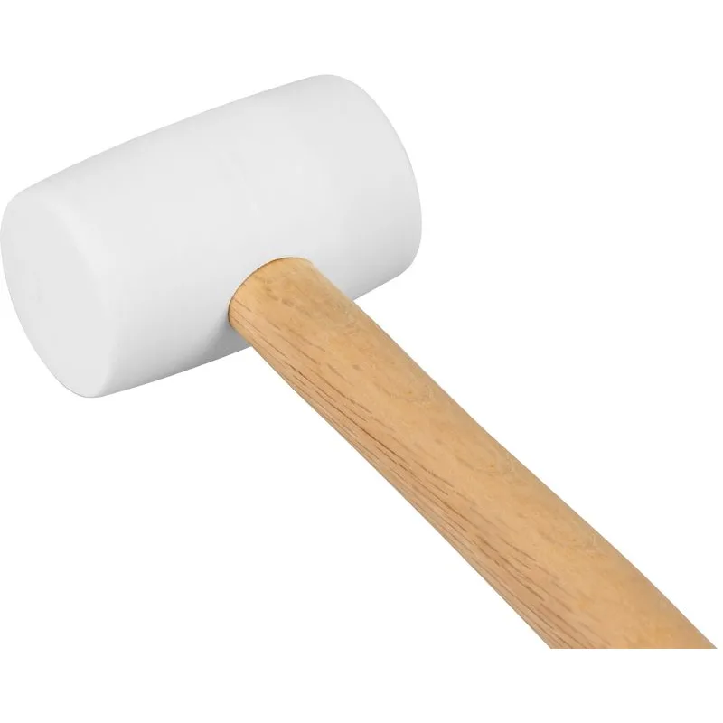 Gumené kladivo WhiteHead, 340 g, drevená rúčka