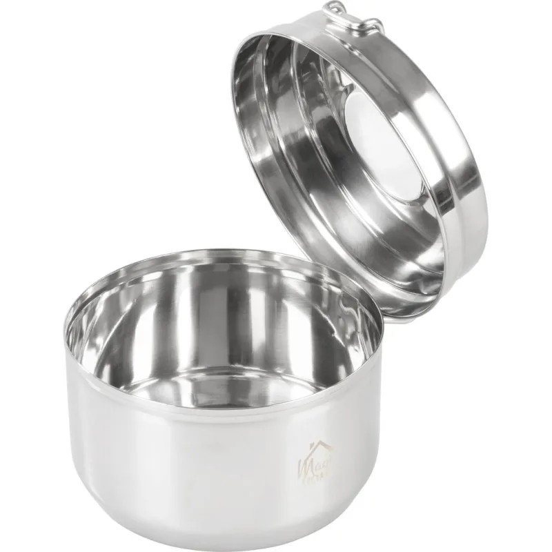 Set Strend Pro Grill kempingová jedálenská súprava, nerez 13/15 cm