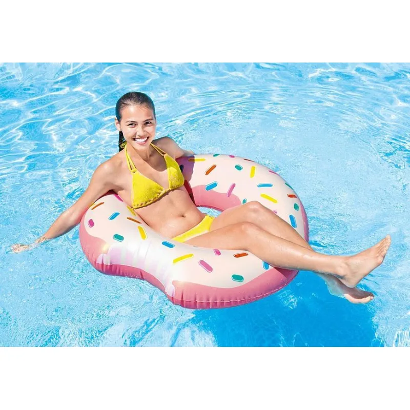 Intex 56265 Rainbow Donut, Kruh detský, nafukovací, 0,94x0,23 m