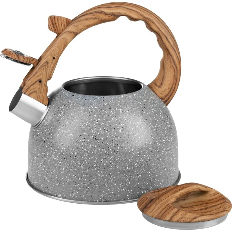 Pískací čajník MagicHome, šedý, 2500 ml