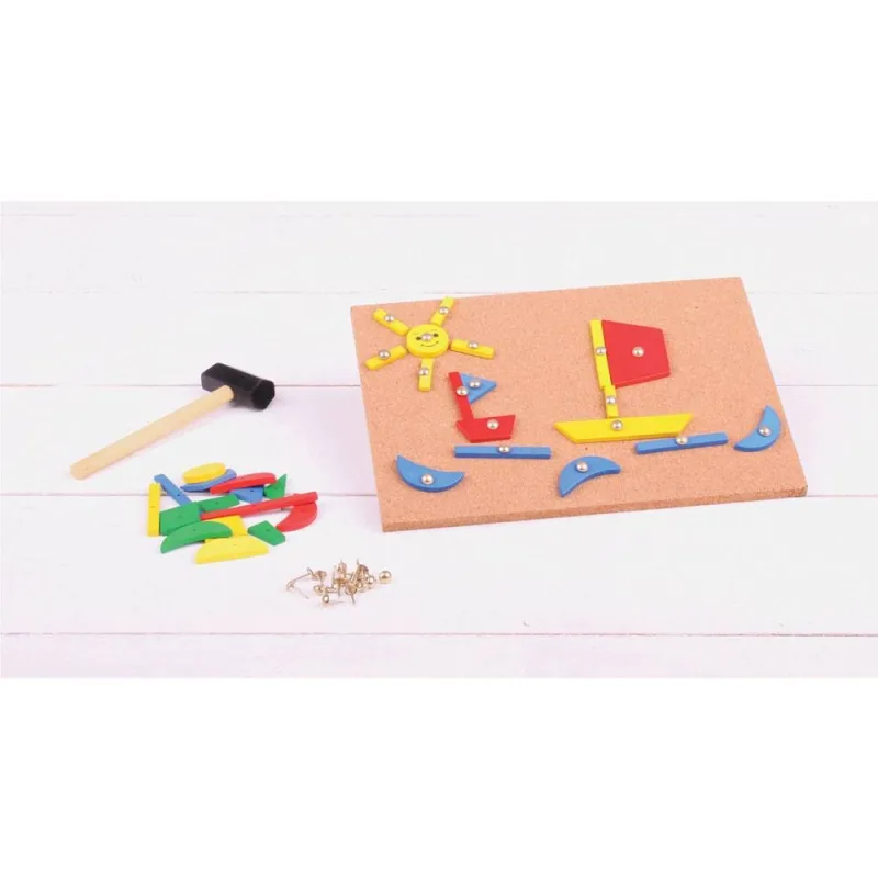 Bigjigs Toys Kreatívna hra s kladivkom