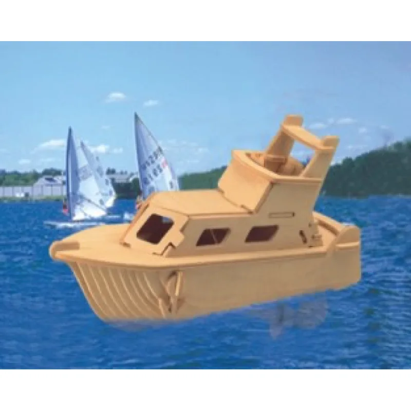 Woodcraft Drevené 3D puzzle Jachta P041