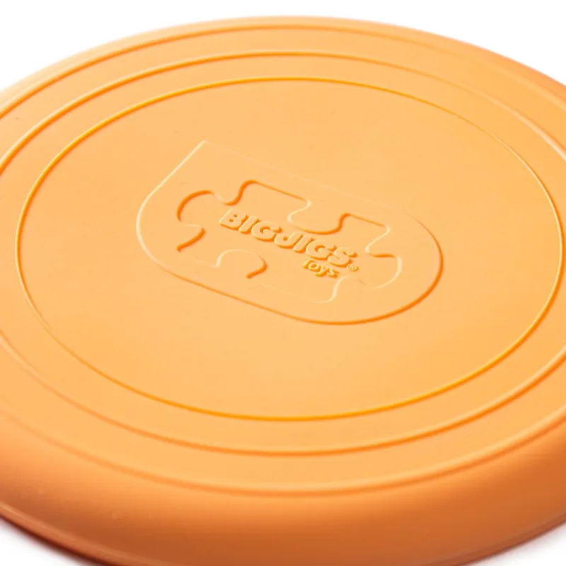 Bigjigs Toys Silikónové frisbee oranžové Apricot