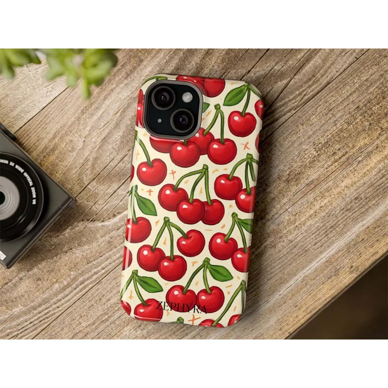 ZEPHYRA Cherry Charge - iPhone 13 Mini Kryt
