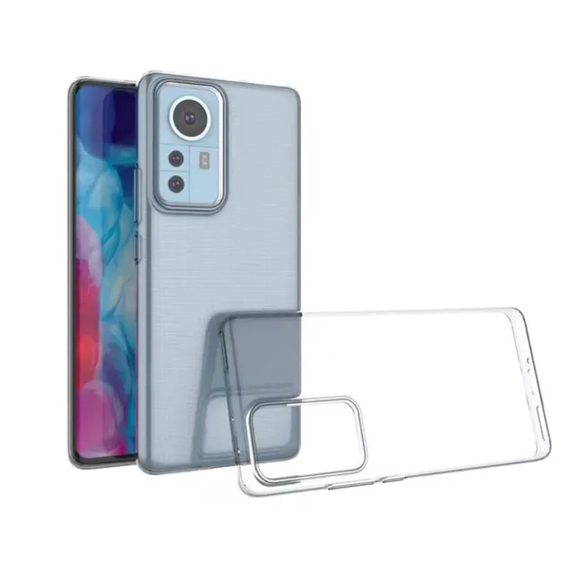 Transparentné Puzdro priesvitné silikónové Xiaomi 12 Pro Farba: Priesvitné 6102