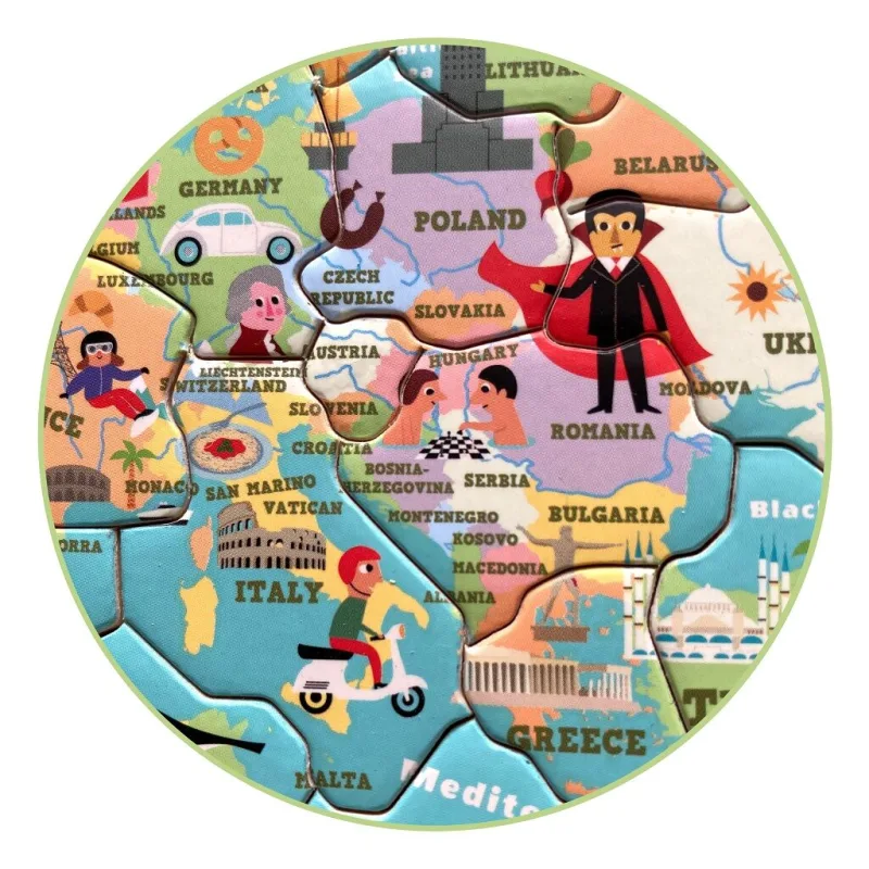 Vilac Magnetická mapa sveta
