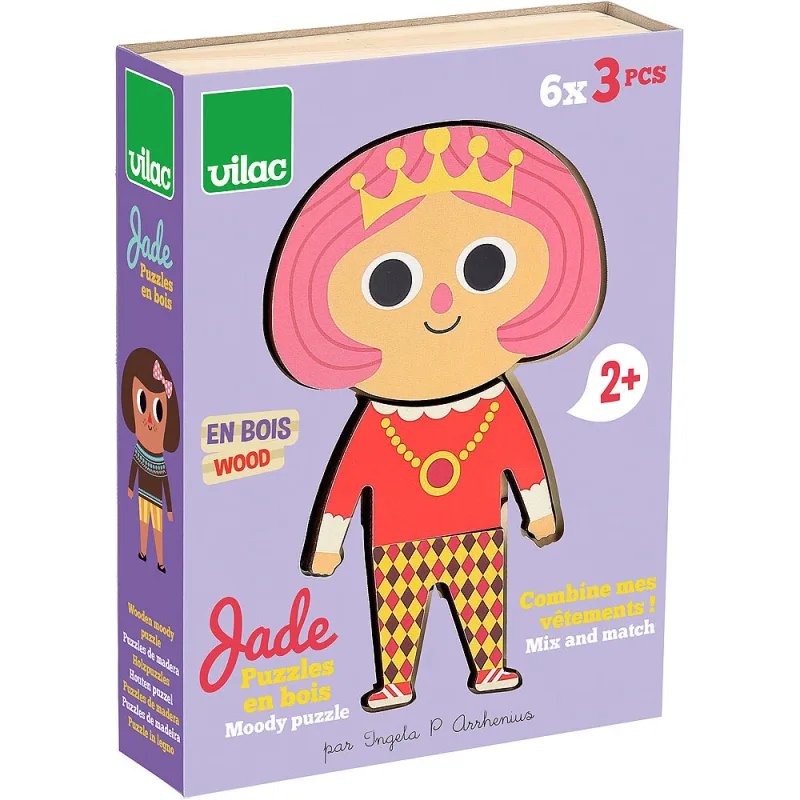 Vilac Obliekacie puzzle Jade