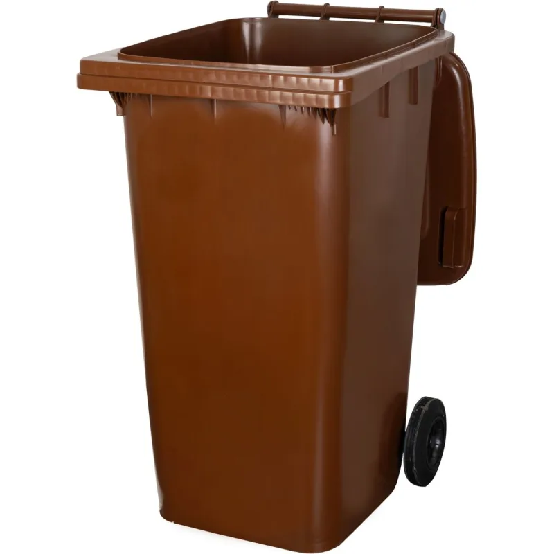 Smetná nádoba ICS GB4 240 l, plastová, hnedá, HDPE