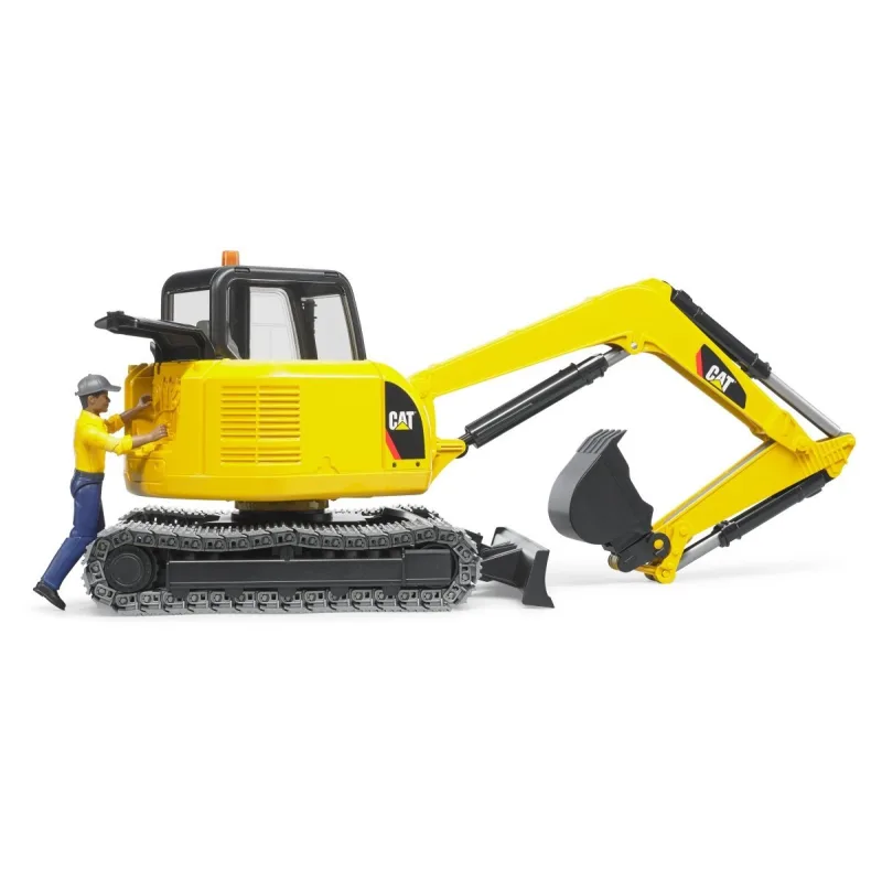 Bruder 2466 Minibager CAT s figúrkou