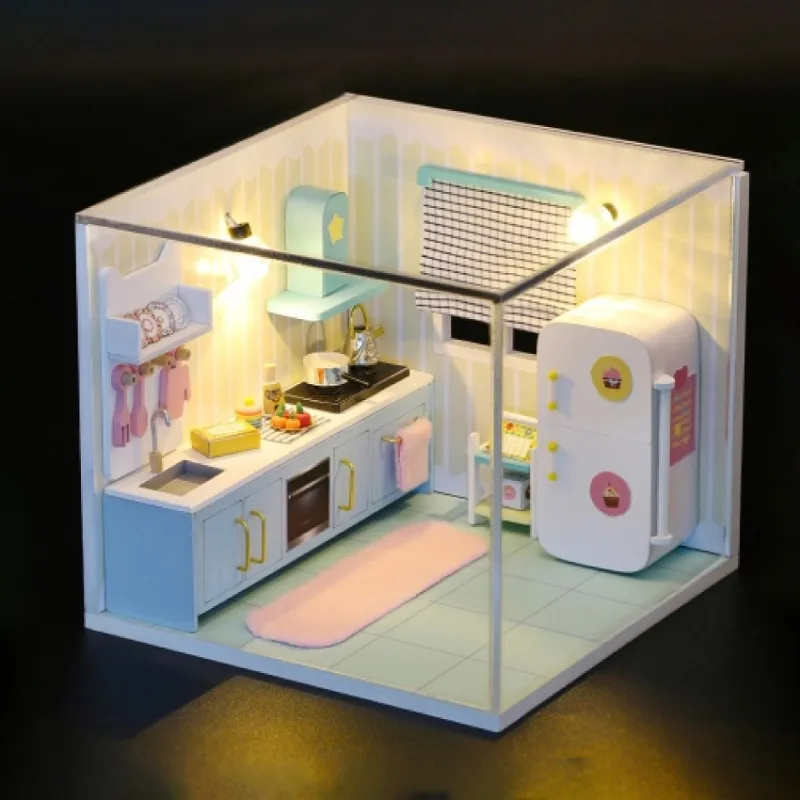 Dvěděti Miniatúra domčeka Veselá kuchynka