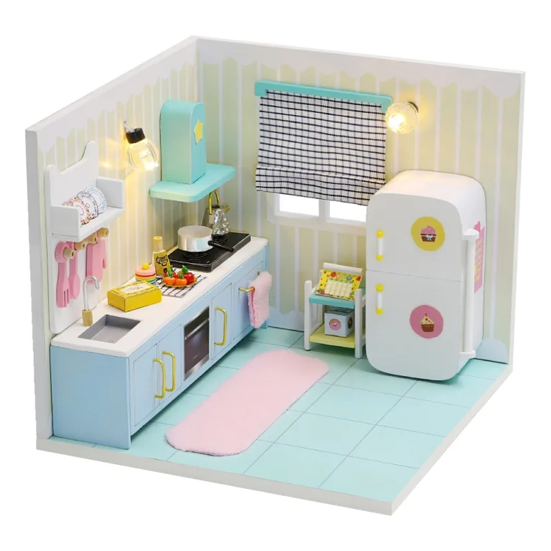 Dvěděti Miniatúra domčeka Veselá kuchynka