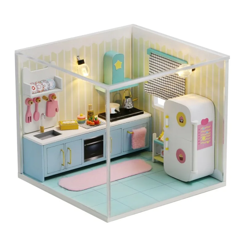 Dvěděti Miniatúra domčeka Veselá kuchynka