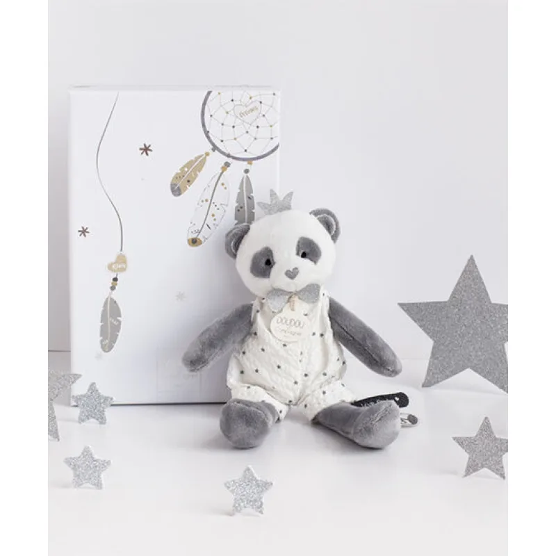 Doudou Darčeková sada - Plyšová panda 20 cm