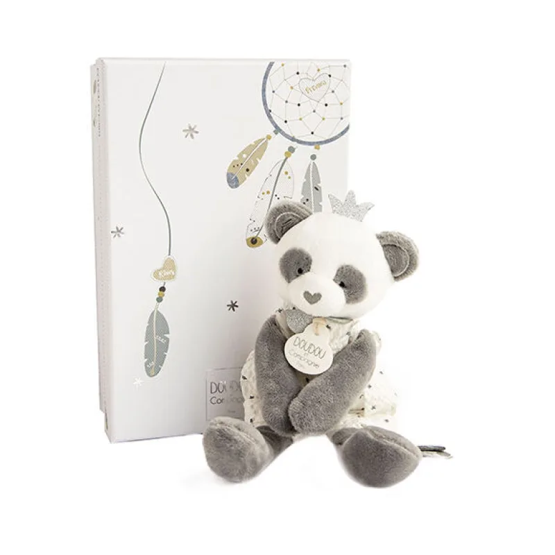 Doudou Darčeková sada - Plyšová panda 20 cm