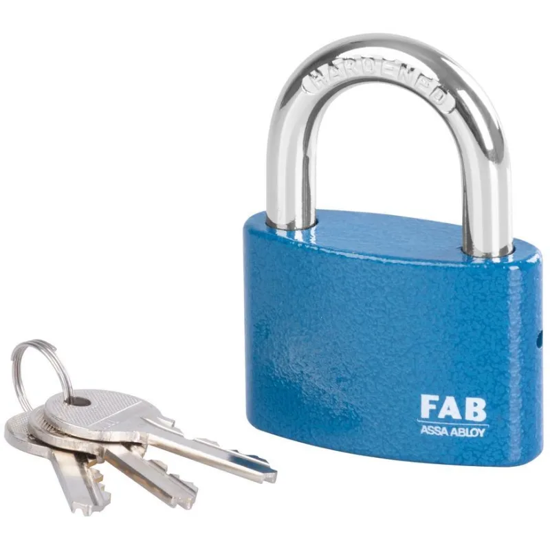 Zámok FAB 30H 63 mm, visiaci, 3 kľúče, Hardened