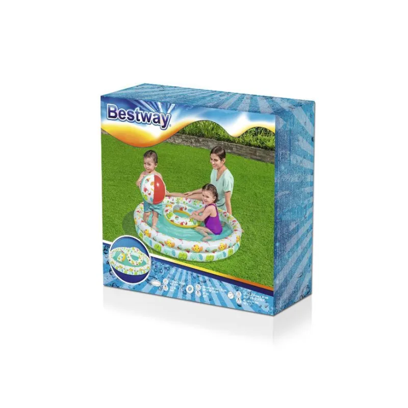 Bestway 51124 Bazénik Play Pool Set, 122x20 cm, detský, nafukovací