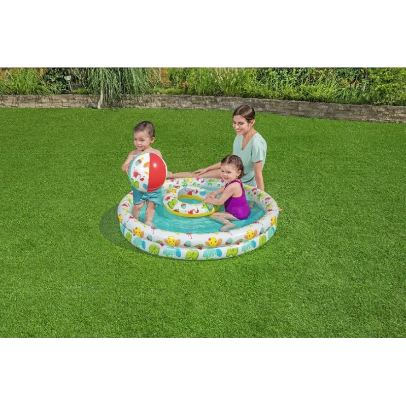 Bestway 51124 Bazénik Play Pool Set, 122x20 cm, detský, nafukovací