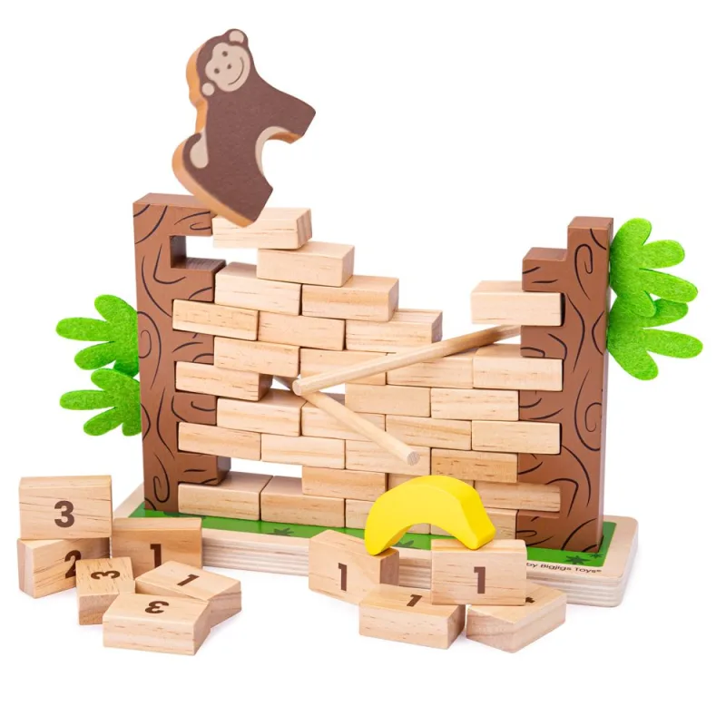 Bigjigs Toys Motorická balančná hra Rútiaca sa džungľa