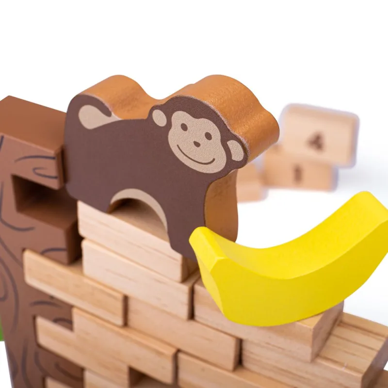 Bigjigs Toys Motorická balančná hra Rútiaca sa džungľa