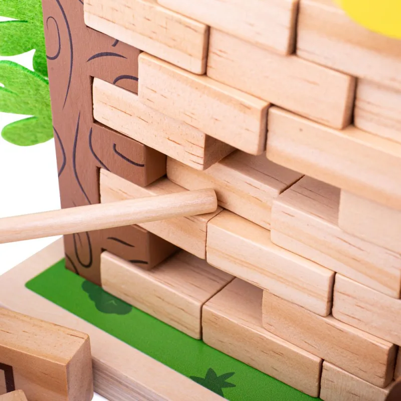 Bigjigs Toys Motorická balančná hra Rútiaca sa džungľa