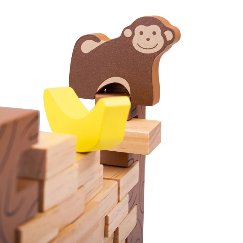 Bigjigs Toys Motorická balančná hra Rútiaca sa džungľa