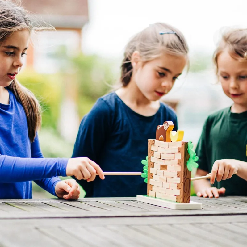 Bigjigs Toys Motorická balančná hra Rútiaca sa džungľa