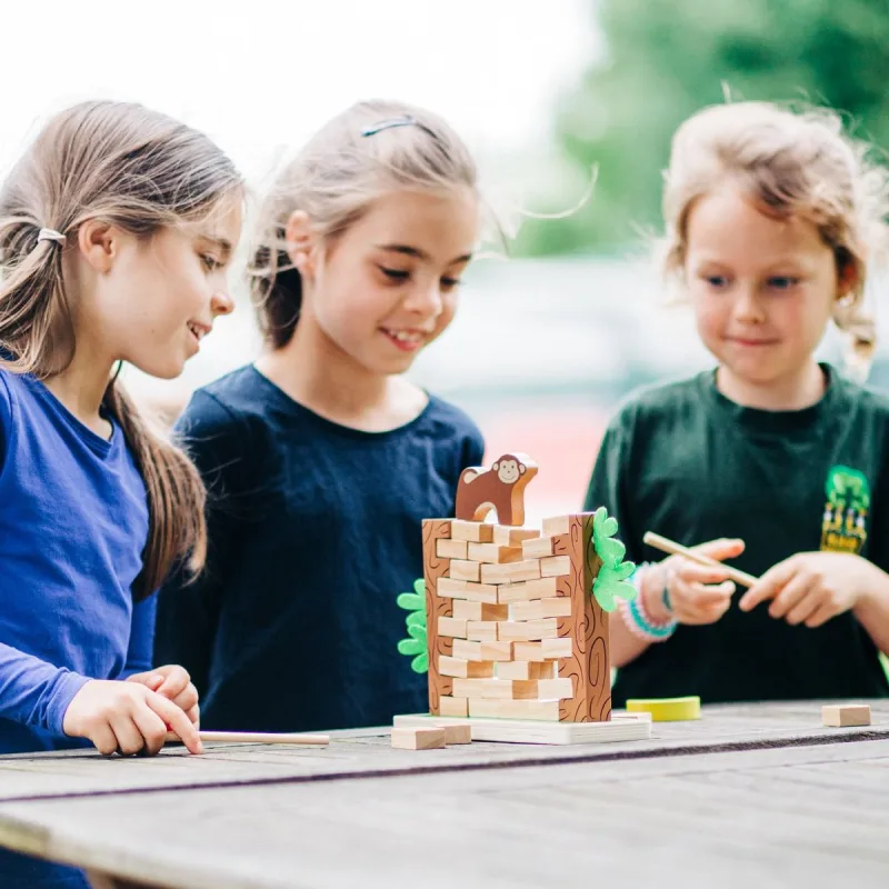 Bigjigs Toys Motorická balančná hra Rútiaca sa džungľa