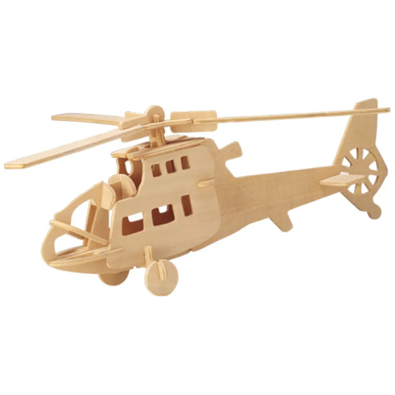 Woodcraft Drevené 3D puzzle Vrtuľník P007