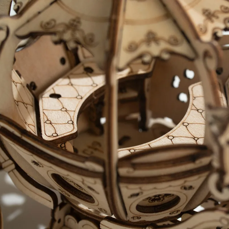 RoboTime Drevené 3D puzzle Rozprávkový koč 182 ks
