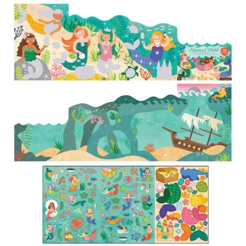 Petitcollage kreatívne samolepky - Svet morskej víly