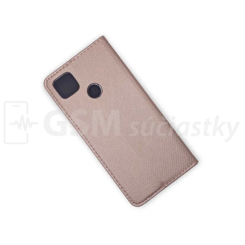 Smart Book Knižkové puzdro Xiaomi Redmi 9C, Zlaté