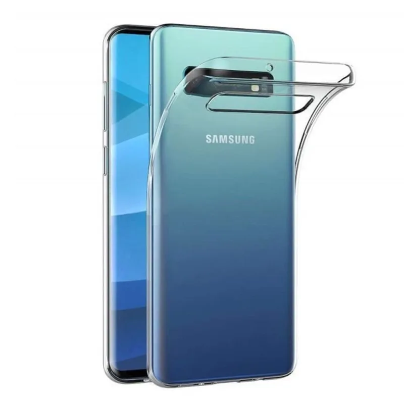 Transparentné Puzdro priesvitné silikónové Samsung G975 Galaxy S10 Plus Farba: Priesvitné 6043