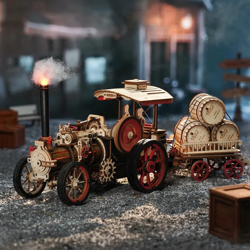 RoboTime 3D mechanické puzzle Parný stroj