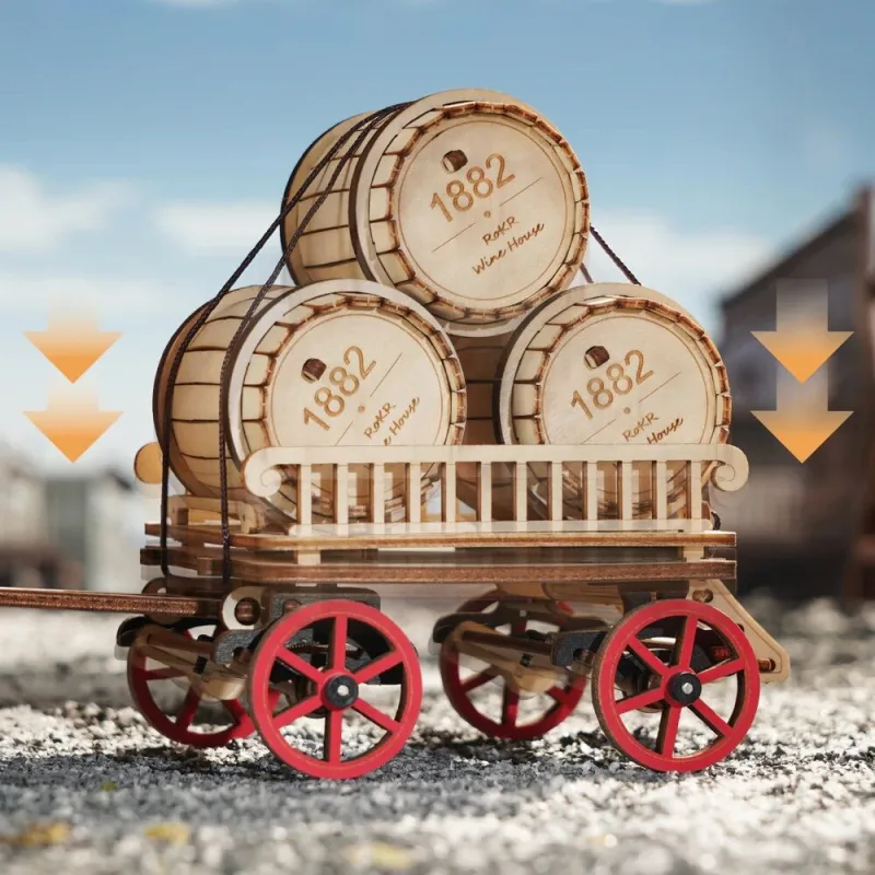 RoboTime 3D mechanické puzzle Parný stroj