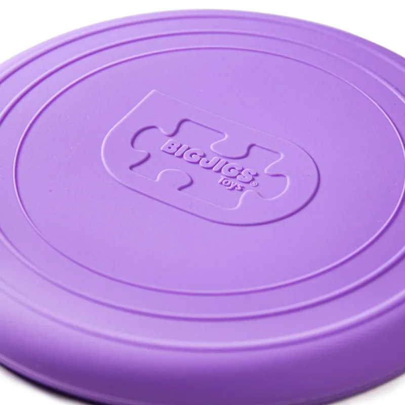 Bigjigs Toys Silikónové frisbee fialové Lavender