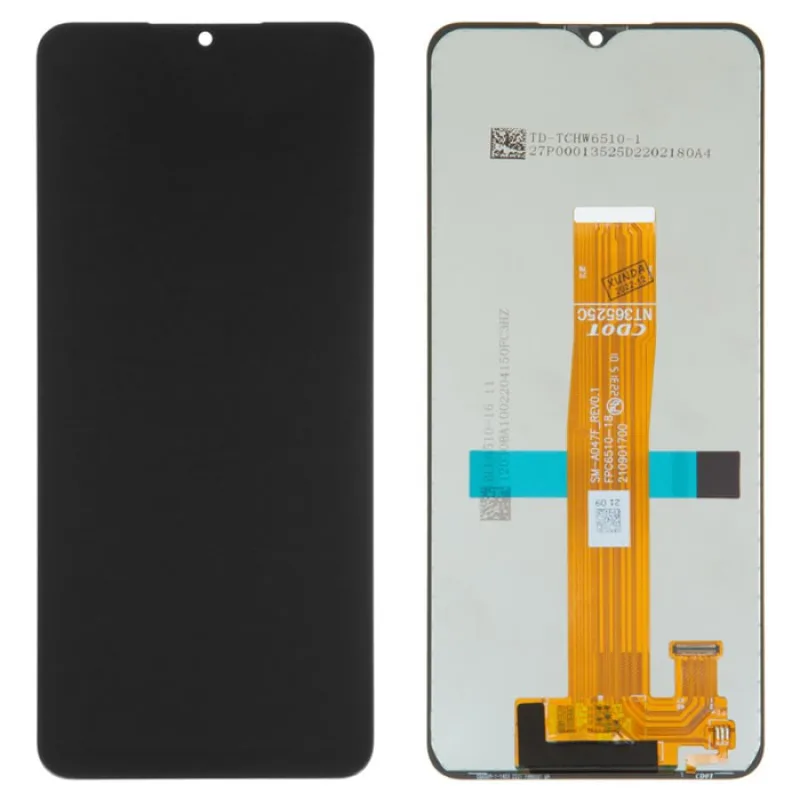 LCD Displej + Dotykové sklo Samsung Galaxy A04s - originál Farba: Čierna + rám