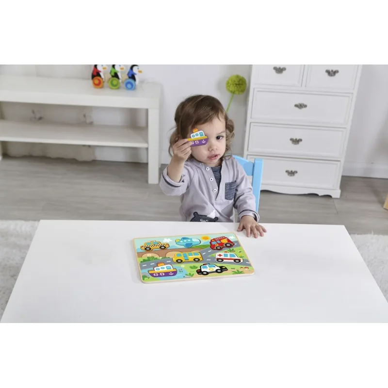 2Kids Toys Vkládacie puzzle Doprava