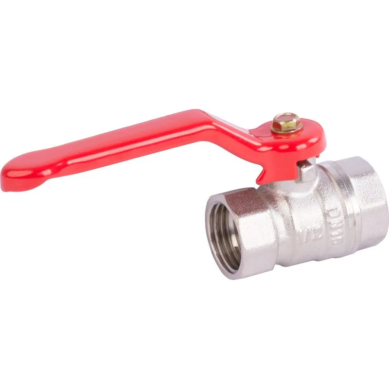 Guľový ventil na vodu R0028 1/2" F/F, sivý/červený