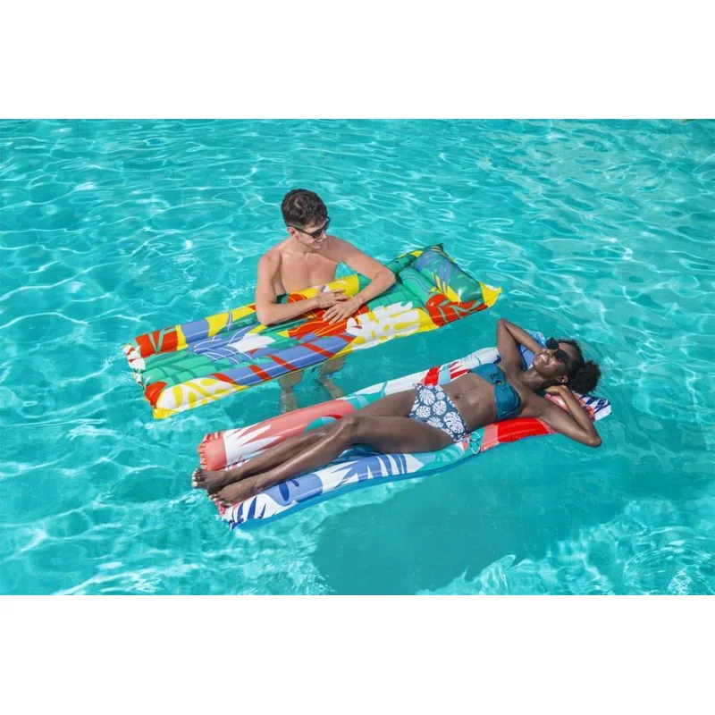 Nafukovačka Bestway® 44033, Fashion Floating Mat, mix farieb, do vody, 1,83x0,69 m