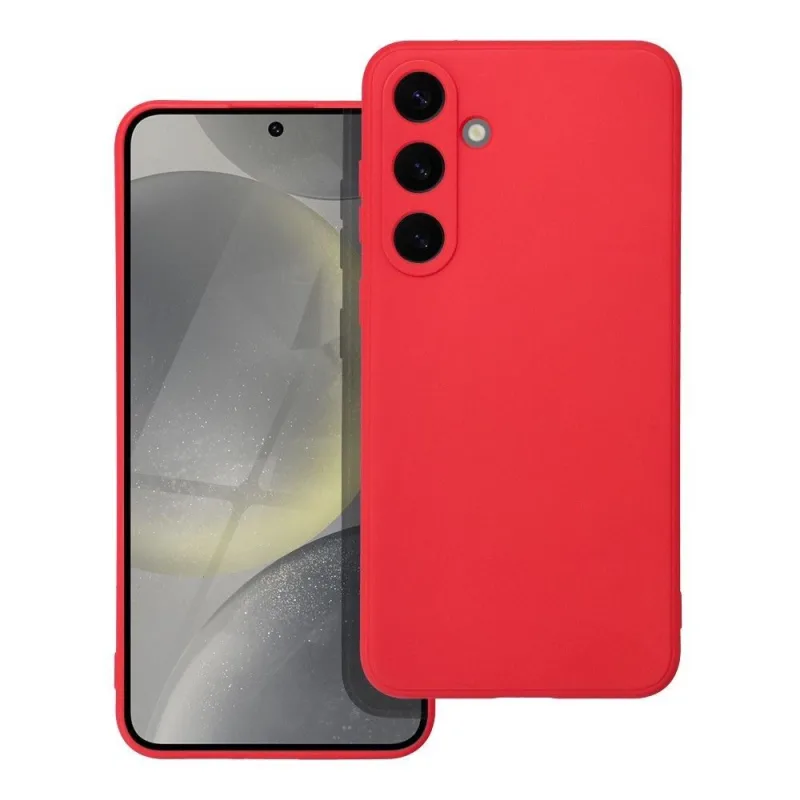 Soft Flex Silikónový kryt na Samsung Galaxy S24 Plus, červený