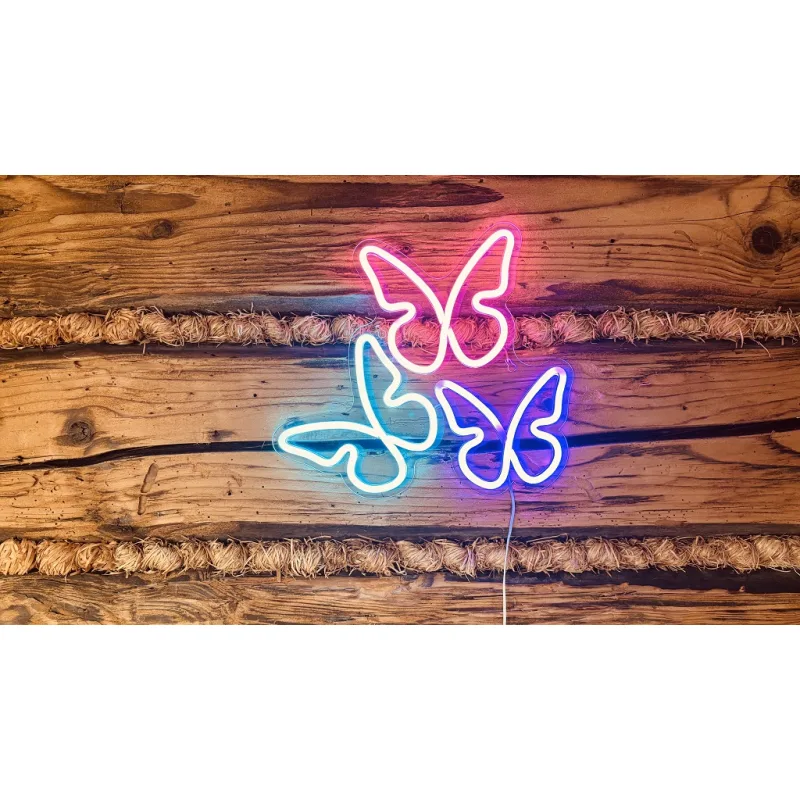 2Kids Toys LED NEON LIGHT lampička Motýle