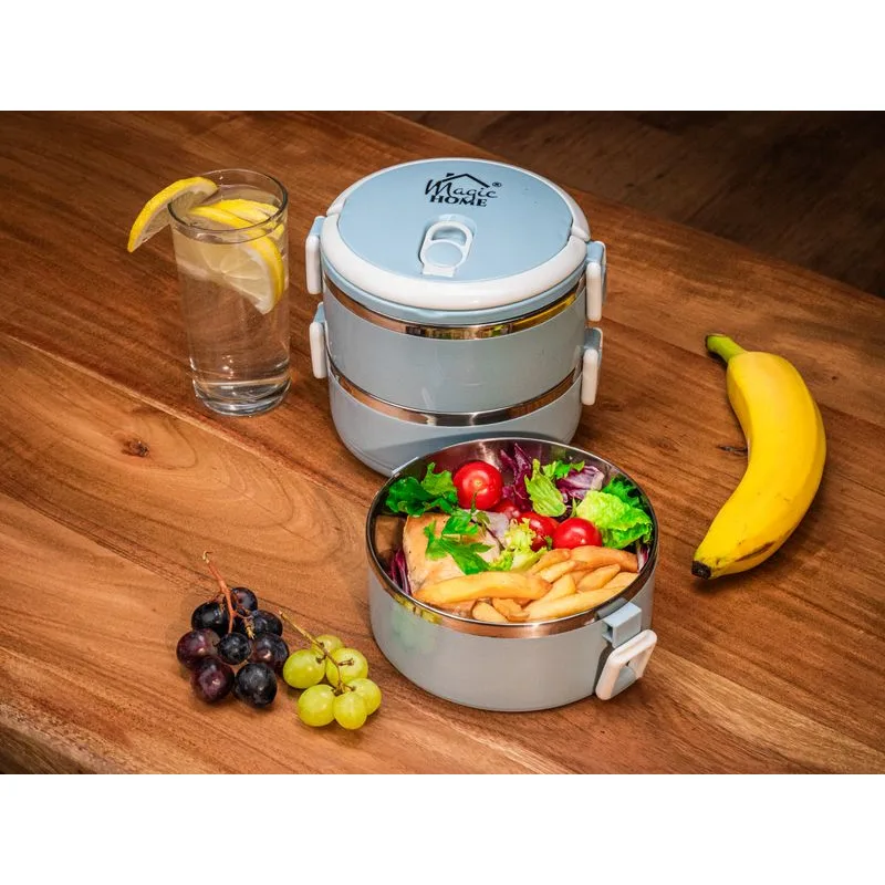 Obedár MagicHome LB933, 3-dielny, 1,5 l, modrý