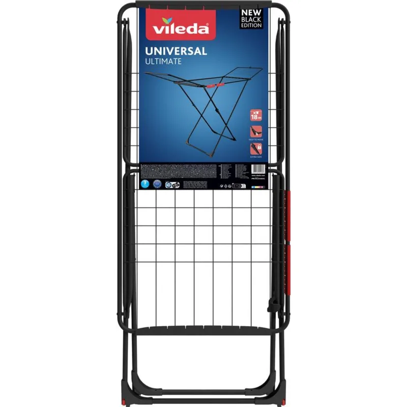 Sušiak Vileda Universal čierny, na prádlo, 18 m