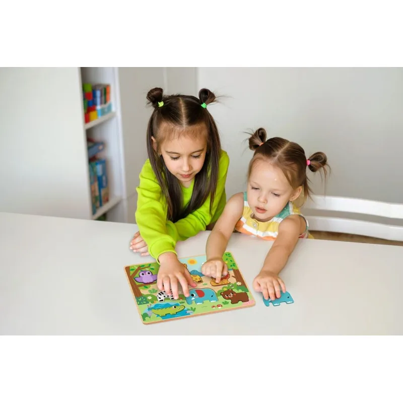 2Kids Toys Vkladacie puzzle Zvieratká