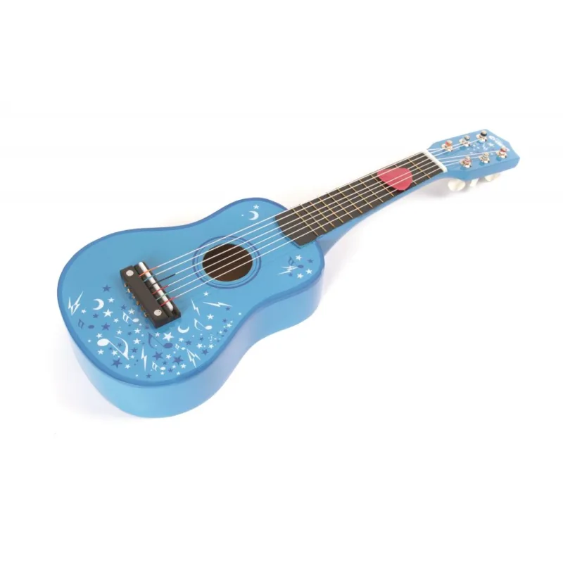Drevená gitara Star modrá
