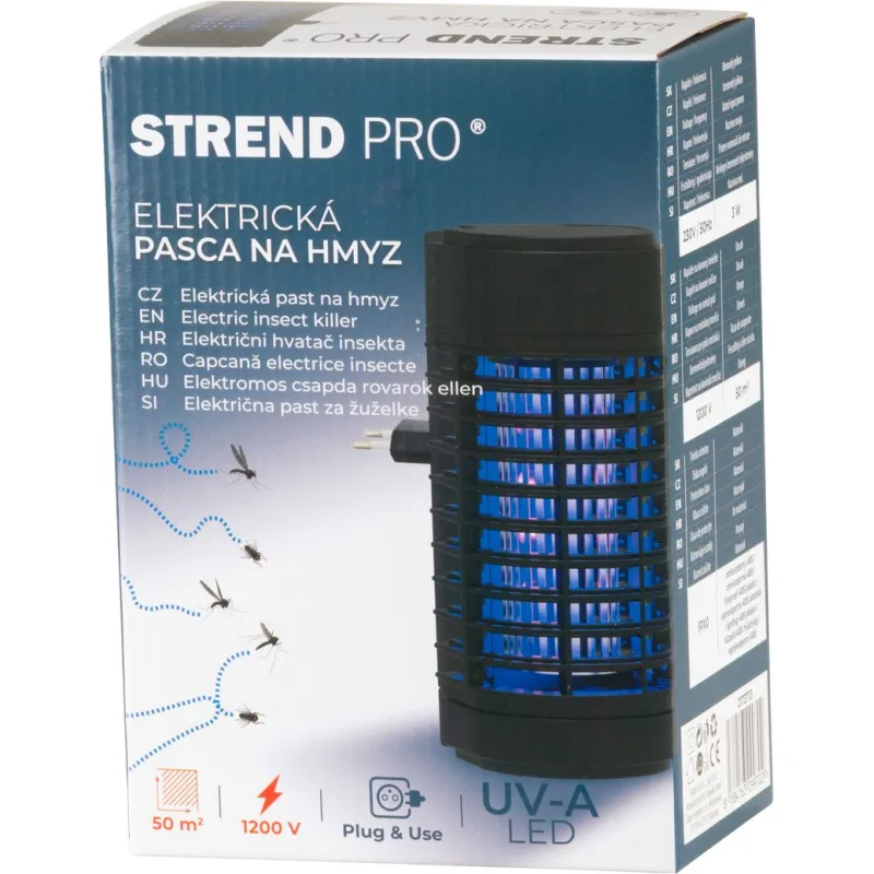 Elektrická pasca na hmyz Strend Pro Laurel, 230 V, 50 m²