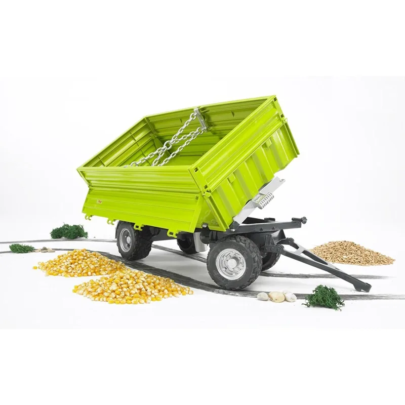 Bruder 2203 Sklápač FLIEGL - zelený, trojstranný