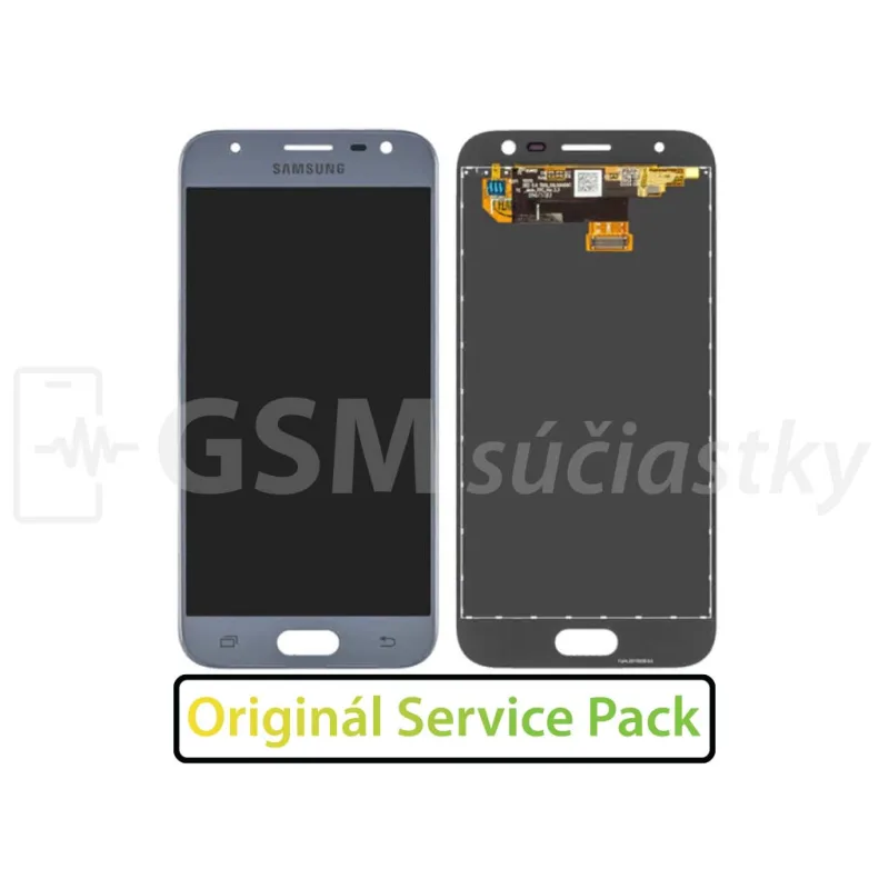 Samsung J330F Galaxy J3 2017 - LCD displej + Dotykové sklo Originál Farba: Čierna