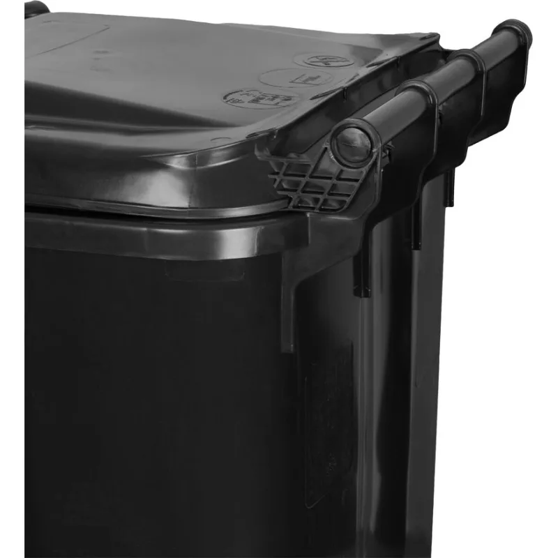 Smetná nádoba MGB 240 l, plastová, čierna, HDPE