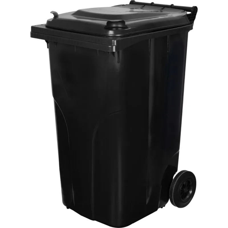 Smetná nádoba MGB 240 l, plastová, čierna, HDPE
